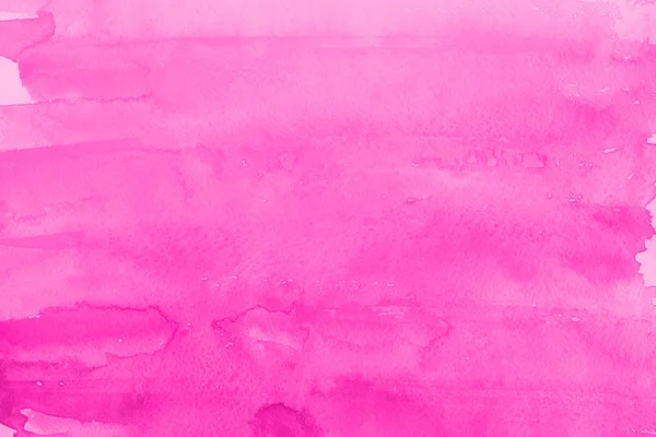 Rózsaszín Akvarell Festék Papír Absztrakt Háttér — Stock Fotó