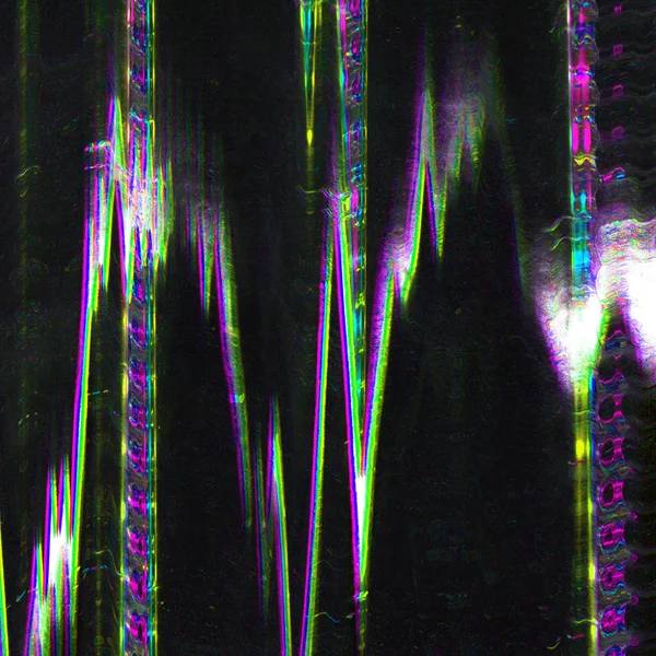 Abstract Digital Screen Glitch Effect Texture — Stock Photo, Image