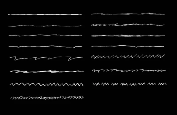 Linee Confine Decorativi Bianchi Sfondo Scuro — Foto Stock