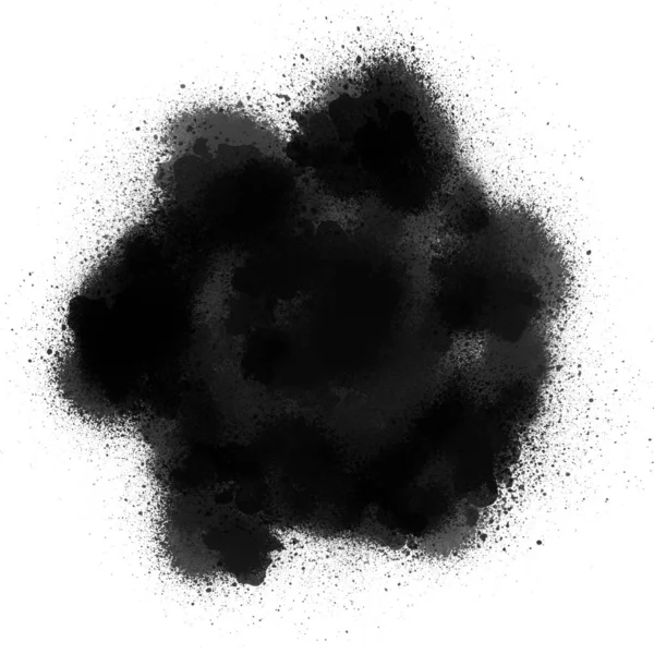 Μαύρο Σπρέι Βαφής Άσπρο Φόντο — Φωτογραφία Αρχείου