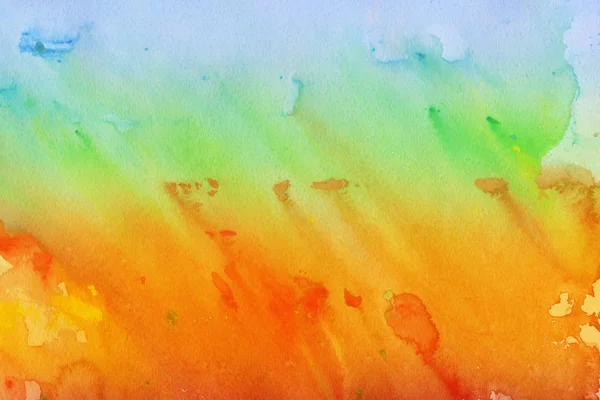 colorful watercolor paint on paper abstract background