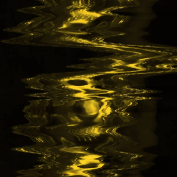 Textura Abstracta Del Efecto Fallo Pantalla Digital Amarillo Negro — Foto de Stock