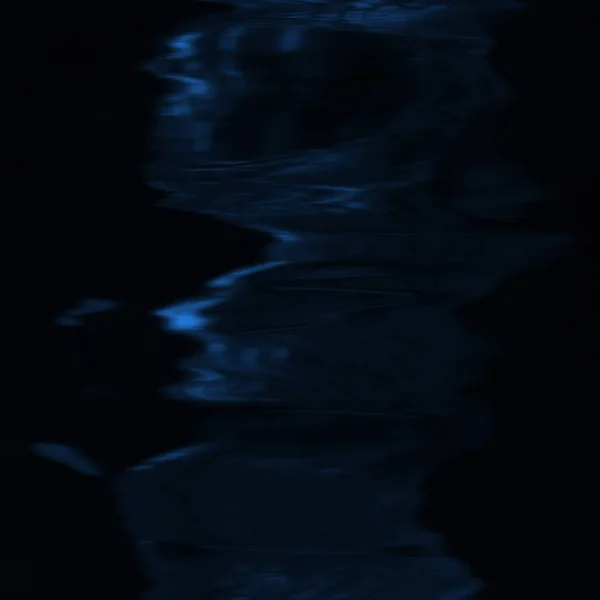 Abstract Blauw Digitaal Scherm Glitch Effect Textuur — Stockfoto