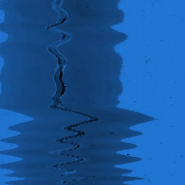 Αφηρημένο Μπλε Ψηφιακή Οθόνη Glitch Επίδραση Υφή — Φωτογραφία Αρχείου