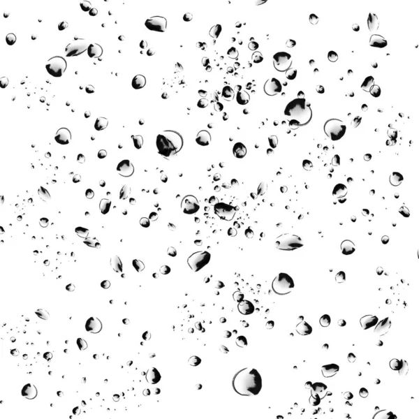 Изолированные Пузырьки Воды Белом Фоне — стоковое фото