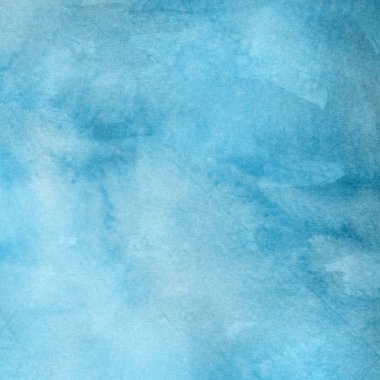 sulu boya boyama doku ile mavi arka plan