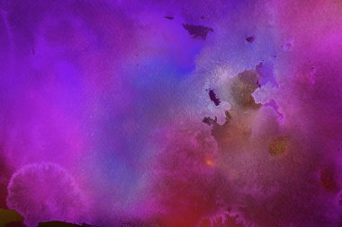 Kağıt arka plan üzerinde renkli sulu boya boya