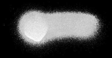 koyu arka plan üzerinde beyaz sprey boya