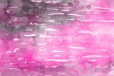 Kağıt arka plan üzerinde pembe suluboya boya