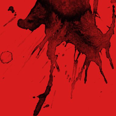 kırmızı arka plan doku soyut siyah boya splatters