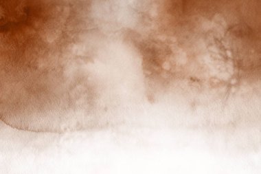 Kağıt arka plan üzerinde turuncu suluboya boya