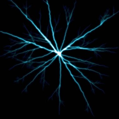 yıldırım koyu arka plan üzerinde parlayan ile soyut duvar kağıdı