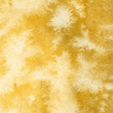 sulu boya boyama doku ile sarı arka plan