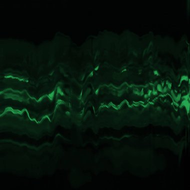 Dijital ekran aksaklık etkisi doku soyut. Yeşil ve siyah