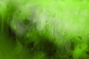 Kağıt arka plan üzerinde yeşil suluboya boya