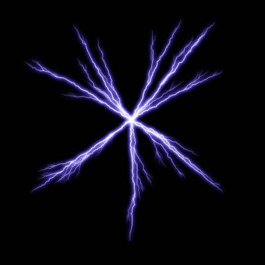 yıldırım koyu arka plan üzerinde parlayan ile soyut duvar kağıdı