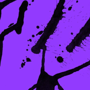 mor arka plan doku soyut siyah boya splatters