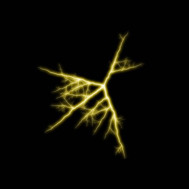 yıldırım koyu arka plan üzerinde parlayan ile soyut duvar kağıdı