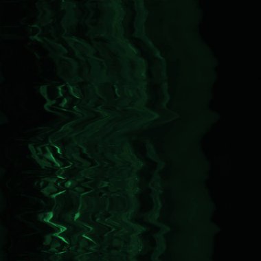 Dijital ekran aksaklık etkisi doku soyut. Yeşil ve siyah