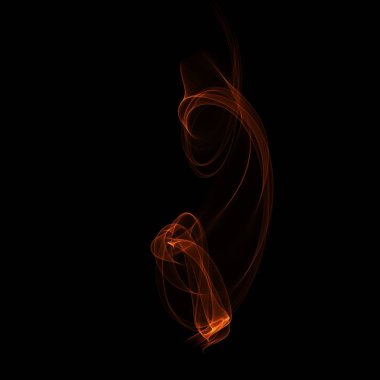 koyu arka plan üzerinde ateşle soyut duvar kağıdı