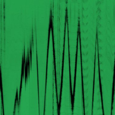 Abstract   digital screen glitch effect texture. Green  and black clipart