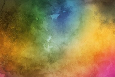 Kağıt arka plan üzerinde renkli sulu boya boya
