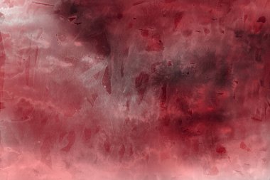 Kağıt arka plan üzerinde kırmızı sulu boya boya