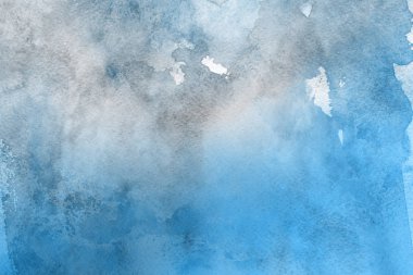 Kağıt arka plan mavi suluboya boya