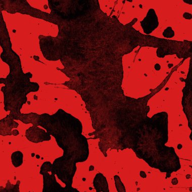 kırmızı arka plan doku soyut siyah boya splatters