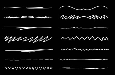 koyu arka plan üzerinde beyaz dekoratif kenarlık çizgisi