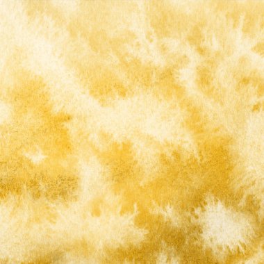 sulu boya boyama doku ile sarı arka plan