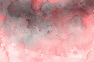 Kağıt arka plan üzerinde kırmızı sulu boya boya