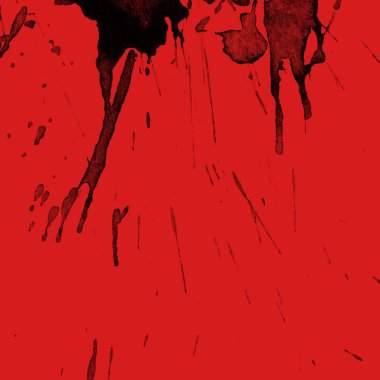 kırmızı arka plan doku soyut siyah boya splatters
