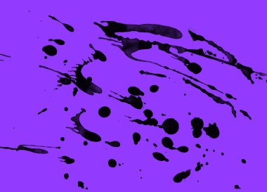 mor arka plan doku soyut siyah boya splatters