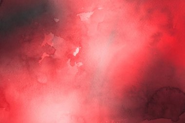 Kağıt arka plan üzerinde kırmızı sulu boya boya