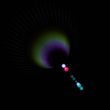 yıldız koyu arka plan üzerinde parlayan ile soyut duvar kağıdı