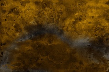 Kağıt arka plan üzerinde altın suluboya boya