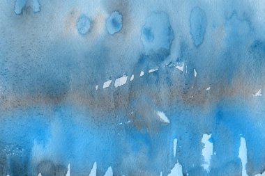Kağıt arka plan mavi suluboya boya