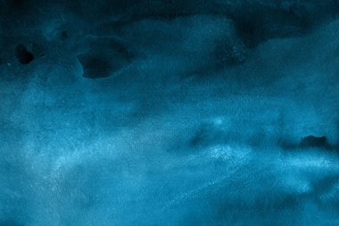 sulu boya boyama doku ile koyu mavi arka plan