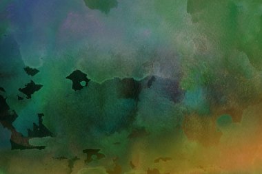 Kağıt arka plan üzerinde renkli sulu boya boya