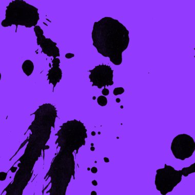 mor arka plan doku soyut siyah boya splatters