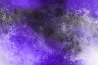 Kağıt arka plan üzerinde mor suluboya boya