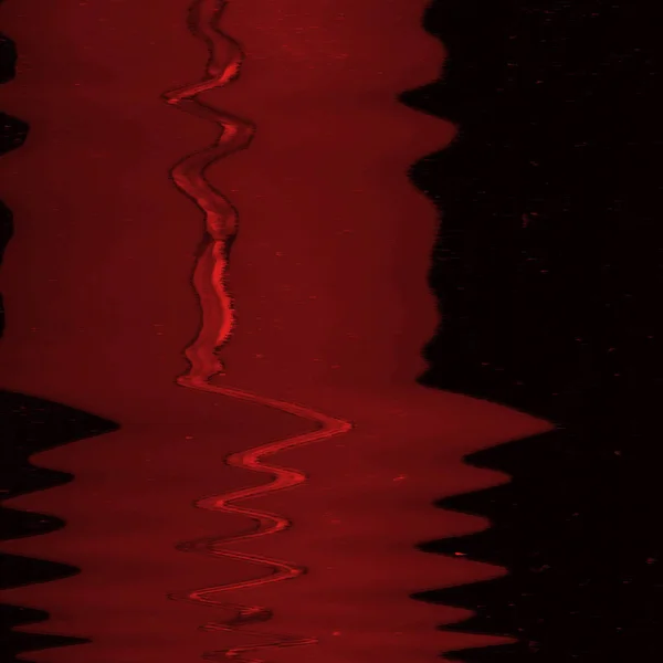 Rode Abstract Digitaal Scherm Glitch Effect Textuur — Stockfoto