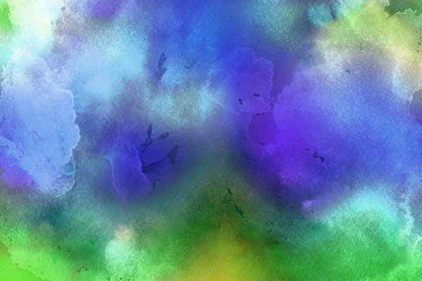 Kağıt arka plan üzerinde renkli sulu boya boya