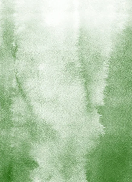 Fundo Abstrato Verde Com Textura Tinta Aquarela — Fotografia de Stock