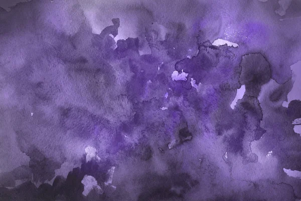 Purple Watercolor Paint Paper Abstract Background — Stock Photo, Image