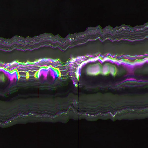디지털 글리치 텍스처 — 스톡 사진