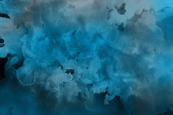 Kağıt arka plan mavi suluboya boya