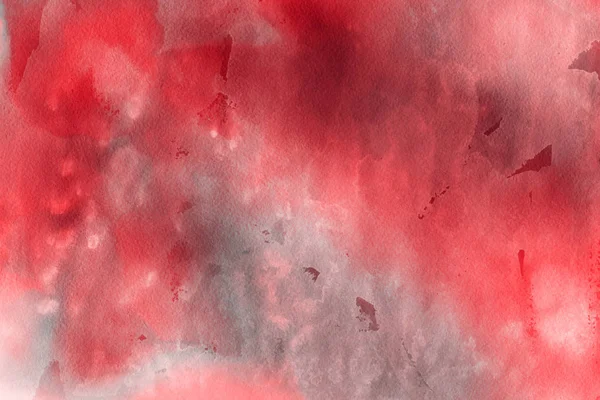 紙の抽象的な背景赤の水彩絵の具 — ストック写真