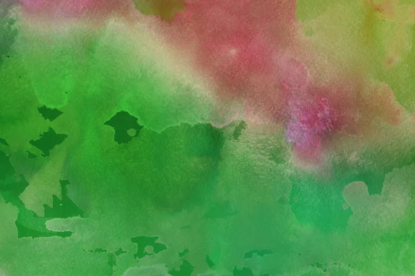 Bunte Aquarellfarbe Auf Papier Abstrakten Hintergrund — Stockfoto